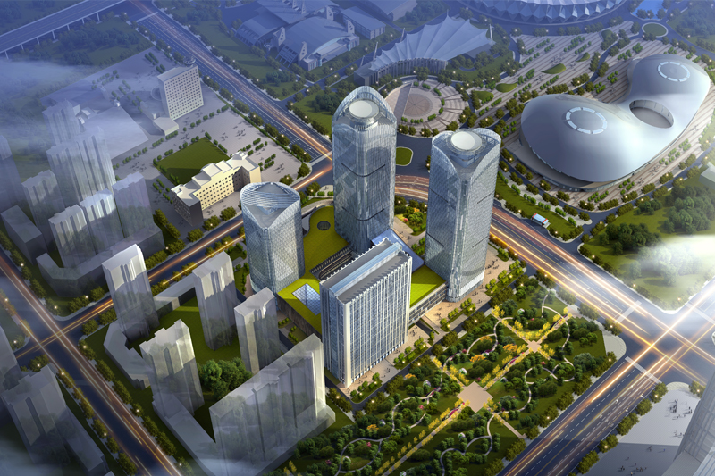 陕西国家体育之窗2--预应力鱼腹梁装配式钢支撑